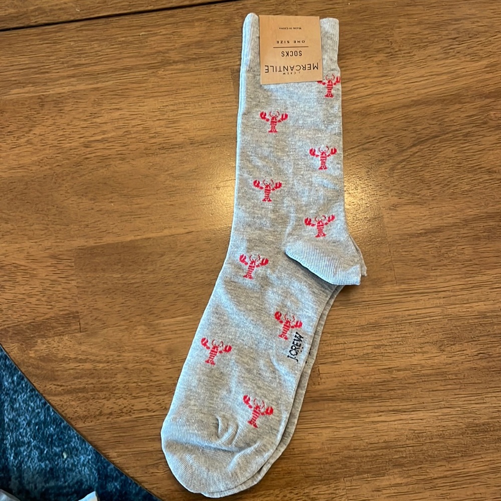 NWT bundle of 3 pairs of Jcrew factory Lobster socks!